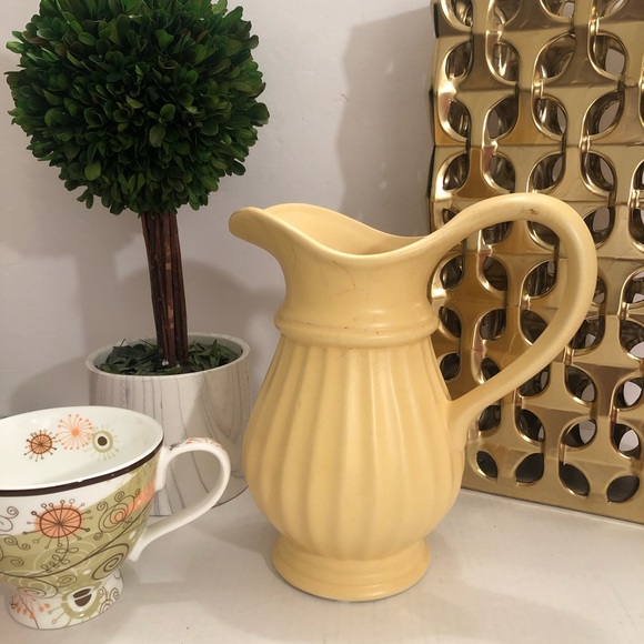 Vintage Yellow Milk or Juice Pitcher - Picture 7 of 11